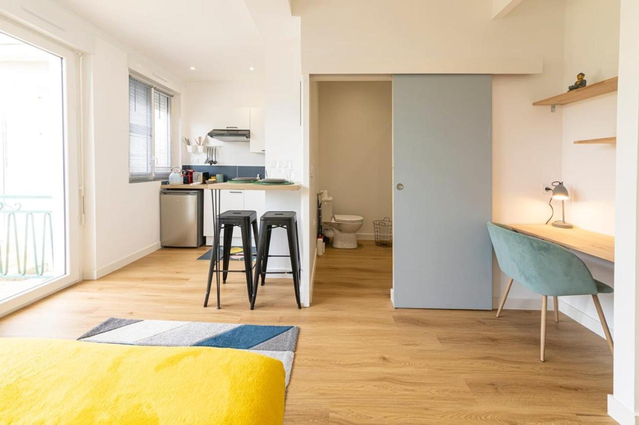 Apartmán Le Yellow, Studio Renove, Tout Confort, Jardin Saint-Jacques-de-la-Lande Exteriér fotografie