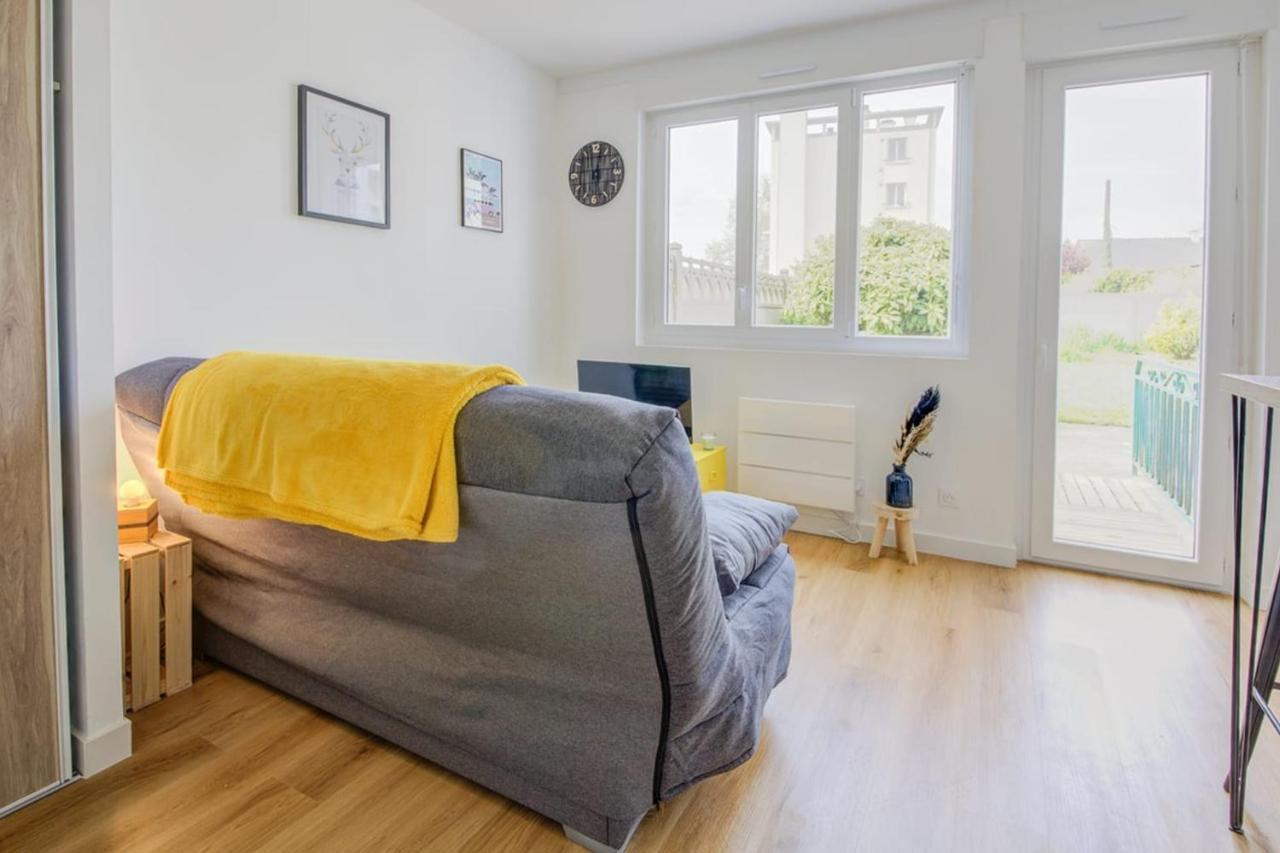 Apartmán Le Yellow, Studio Renove, Tout Confort, Jardin Saint-Jacques-de-la-Lande Exteriér fotografie