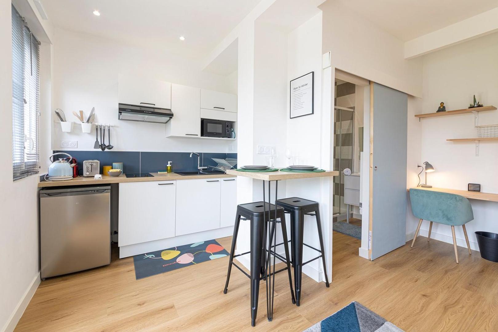 Apartmán Le Yellow, Studio Renove, Tout Confort, Jardin Saint-Jacques-de-la-Lande Exteriér fotografie